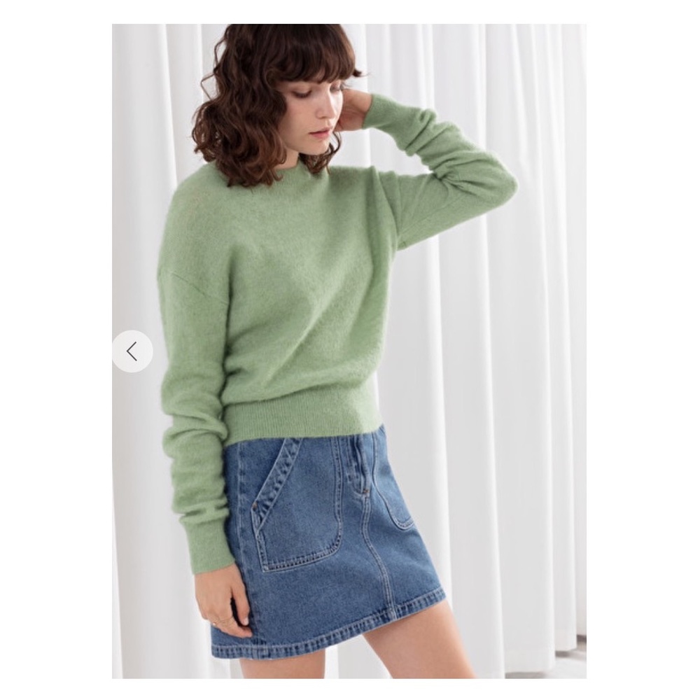 & other stories Green Wool Sweater